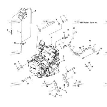 ENGINE, MOUNTING