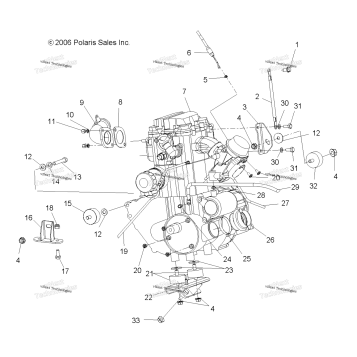 ENGINE, MOUNTING