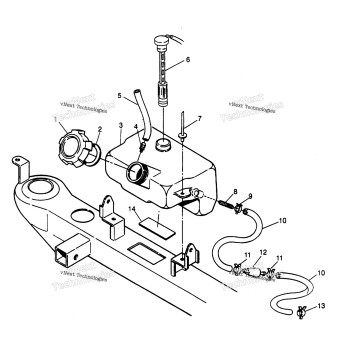 OIL TANK ASSEMBLY 4X4 300