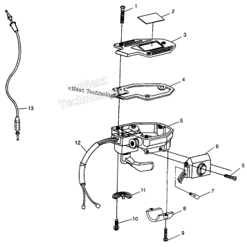 CONTROLS THROTTLE ASM./CABLE