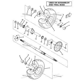 REAR WHEEL DRIVE ASSEMBLY