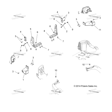 BODY, TAILGATE BRACKETS