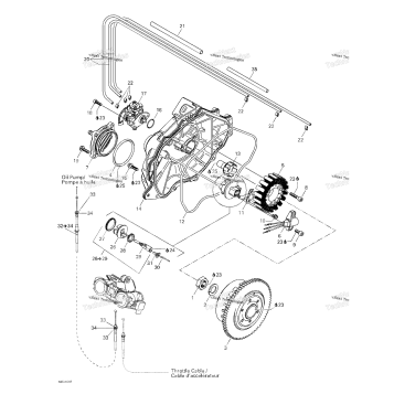 MAGNETO, OIL PUMP