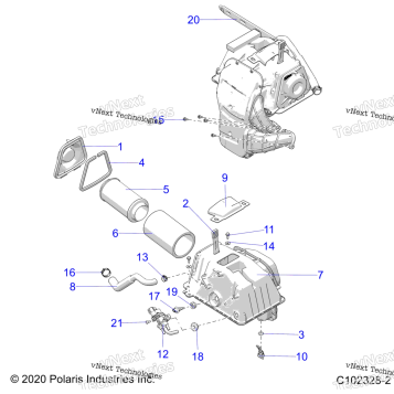 ENGINE, AIR INTAKE
