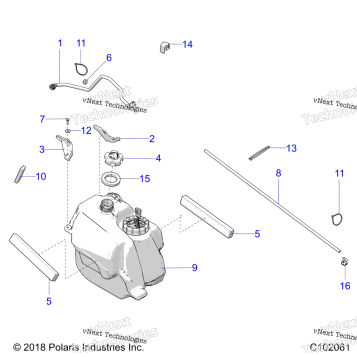 FUEL SYSTEM, FUEL TANK ASM