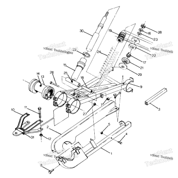 SWING ARM WELDMENT UPDATED 5/90 (4917741774027A)