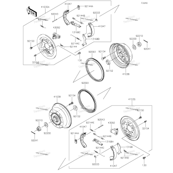 REAR HUBS/BRAKES