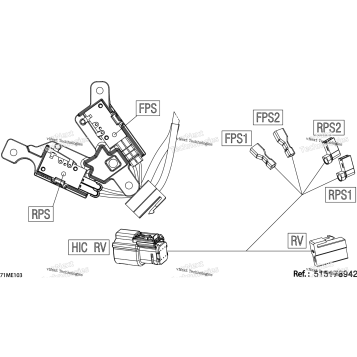 ELECTRIC - REVERSE WIRING HARNESS - 515178942