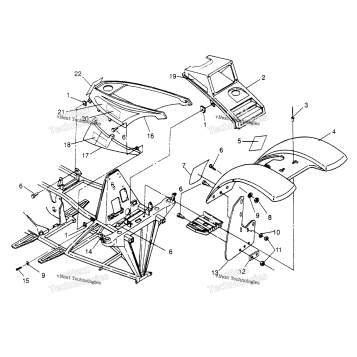 FRONT CAB ASSEMBLY 6X6 300