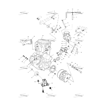ENGINE MOUNTING A02CL50AA/DA