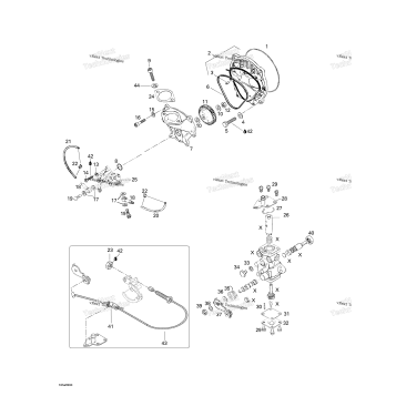 OIL INJECTION SYSTEM, OIL PUMP, ROTARY VALVE