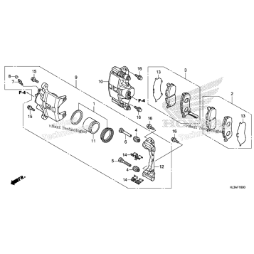 FRONT BRAKE CALIPER