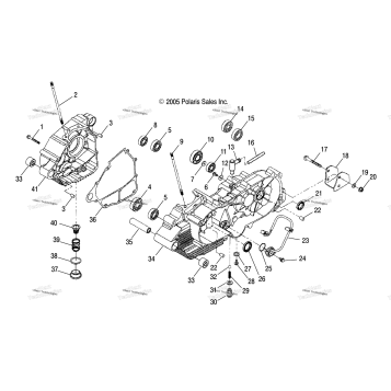 ENGINE, CRANKCASE