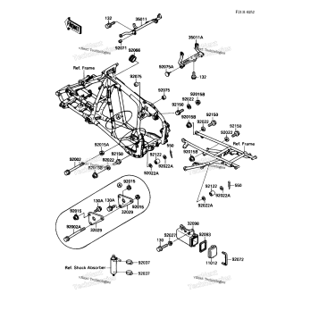 FRAME FITTINGS (KXF250-A2)