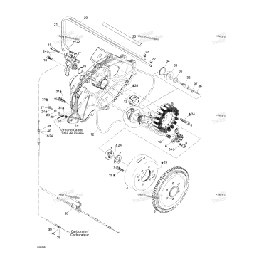 MAGNETO, OIL PUMP