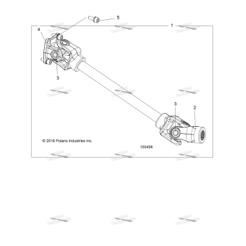 DRIVE TRAIN, REAR PROP SHAFT