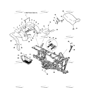 REAR CAB/SEAT/MAIN FRAME