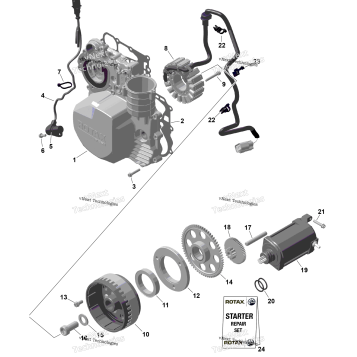 ROTAX - MAGNETO AND ELECTRIC STARTER
