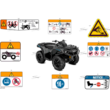 BODY - WARNING DECALS