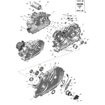 ROTAX - CRANKCASE