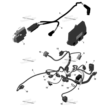 ROTAX - ENGINE HARNESS AND ELECTRONIC MODULE