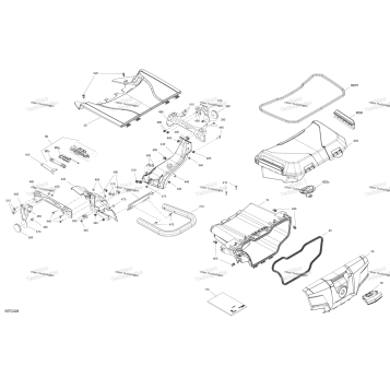 BODY - FRONT STORAGE TRAY
