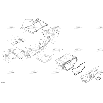 BODY - FRONT STORAGE TRAY