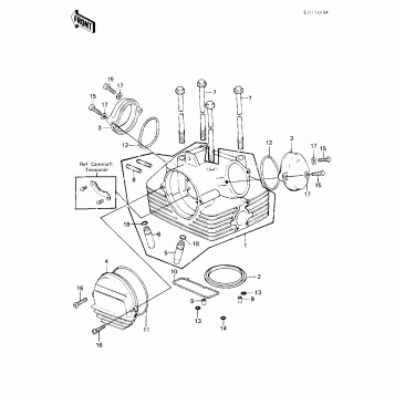 CYLINDER HEAD/COVERS ('83 C1)