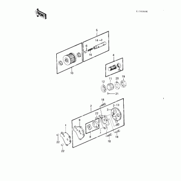 OIL PUMP/OIL FILTER ('83 C1)