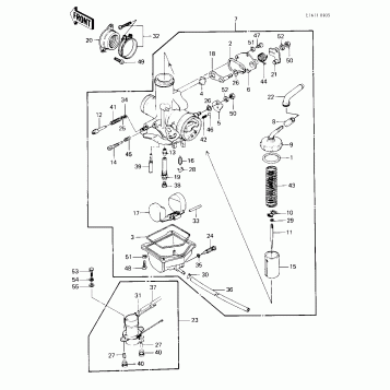 CARBURETOR/FUEL PUMP ('83 C1)