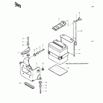 BATTERY CASE ('83 C1)