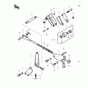 CHAIN TENSIONER ('83 C1)