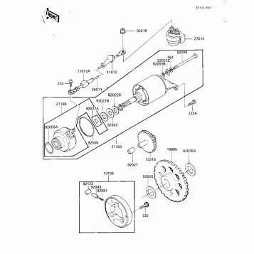 STARTER MOTOR/STARTER CLUTCH