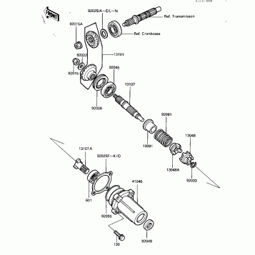 FRONT BEVEL GEARS
