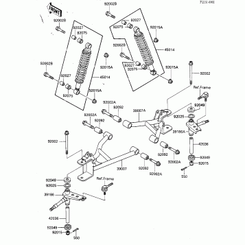 FRONT SUSPENSION/SHOCK ABSORBERS