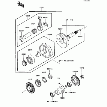 CRANKSHAFT/BALANCER