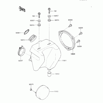 AIR CLEANER ('84 A1)