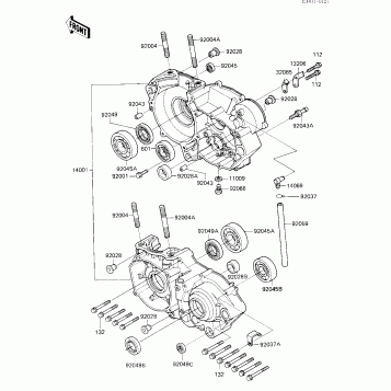 CRANKCASE ('84 A1)