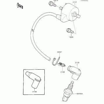 IGNITION COIL ('84 A1)