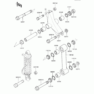 REAR SUSPENSION ('84 A1)