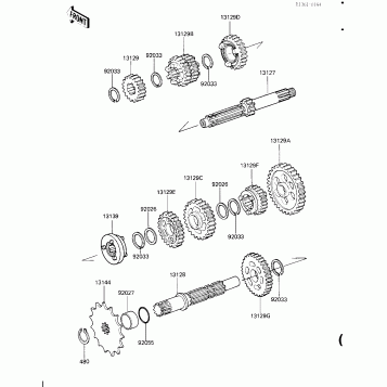 TRANSMISSION (KLT110-A2/A3)