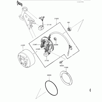 IGNITION/GENERATOR (KLT110-A3)