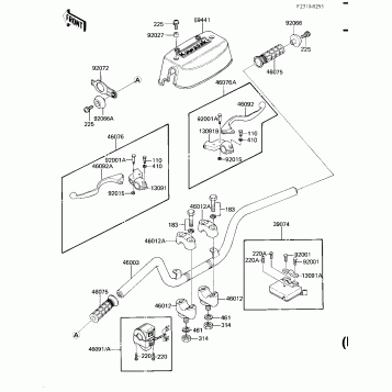 HANDLEBAR (KLT110-A1)