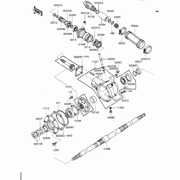DRIVE SHAFT/FINAL GEARS