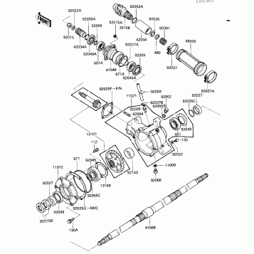 DRIVE SHAFT/FINAL GEARS/REAR AXLE