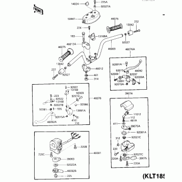 HANDLEBAR (KLT185-A1)