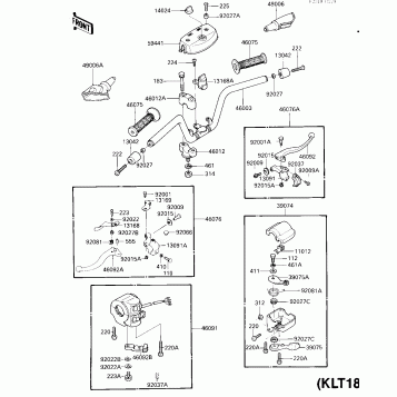 HANDLEBAR (KLT185-A2)