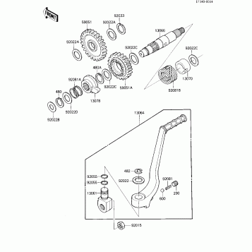 KICKSTARTER MECHANISM