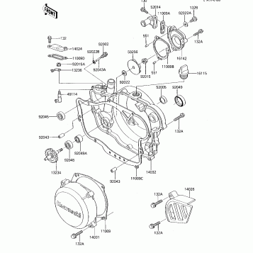 ENGINE COVERS/WATER PUMP