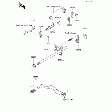 GEAR CHANGE MECHANISM